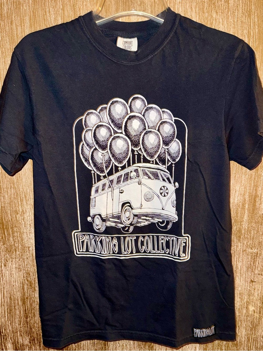 Parking Lot Collective- Magic Bus Black Graphic Tee